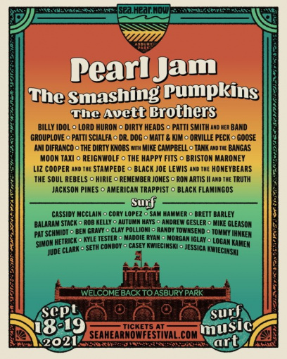 PEARL JAM Plays First Concert In Over Three Years At New Jersey's SEA.HEAR.NOW Festival (Video)